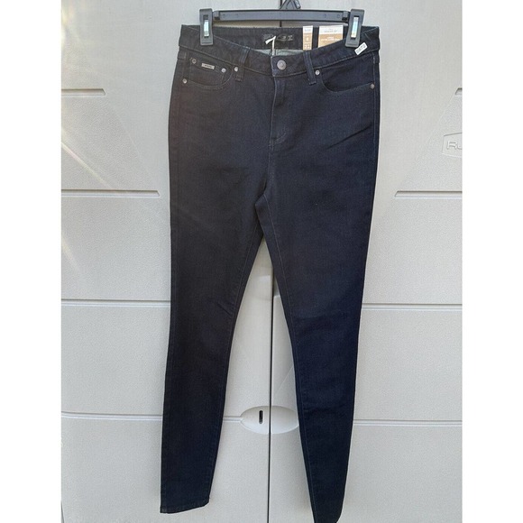 Prana Sienna Fitted True Blue Stretch Organic Tall Inseam 33" Size 8/29 NWT - Picture 7 of 12